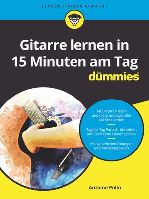 cover image of Gitarre lernen in 15 Minuten am Tag f&uuml;r Dummies